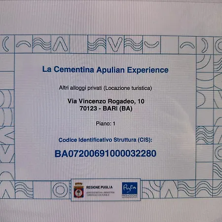 דירה La Cementina Apulian Experience *